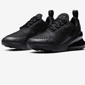 Nike Air 270 Black on Black, 6.5Y = Size 7.5 in women’s. EUC!
